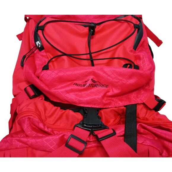 Adventuridge Red Day Hiking Camping Backpack Outdoors Bag Multiple Compartments - Picture 6 of 9